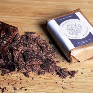 CEREMONIAL CACAO Organic 100% Criollo Peruvian Cacao Paste, Mayan Cacao, RAW, Heart Opening Soul Food, Premium Grade Sustainable & Ethical zdjęcie 2