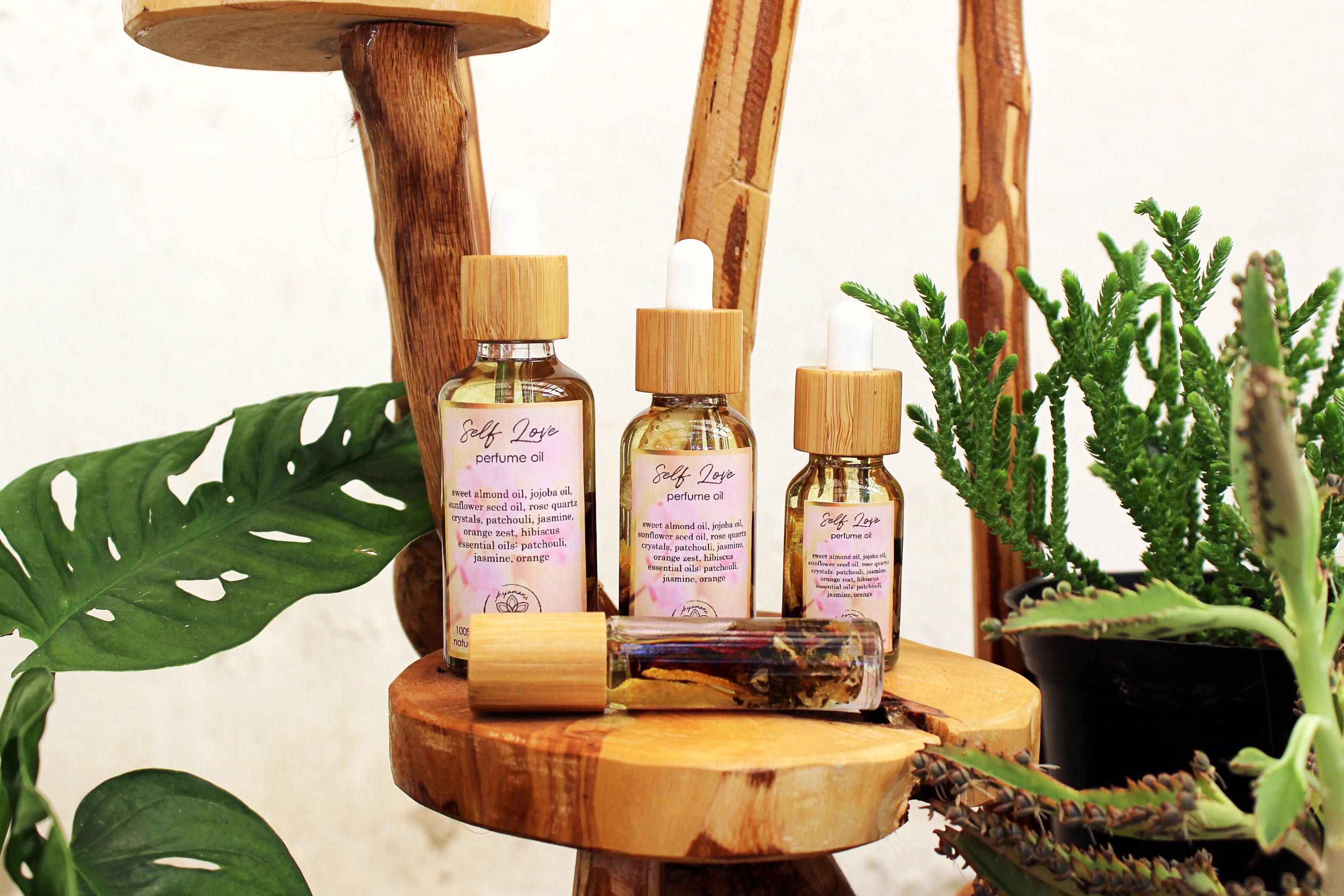 Buy SELF LOVE Oil Ritual Perfume or Bath Oil With Rose Quartz