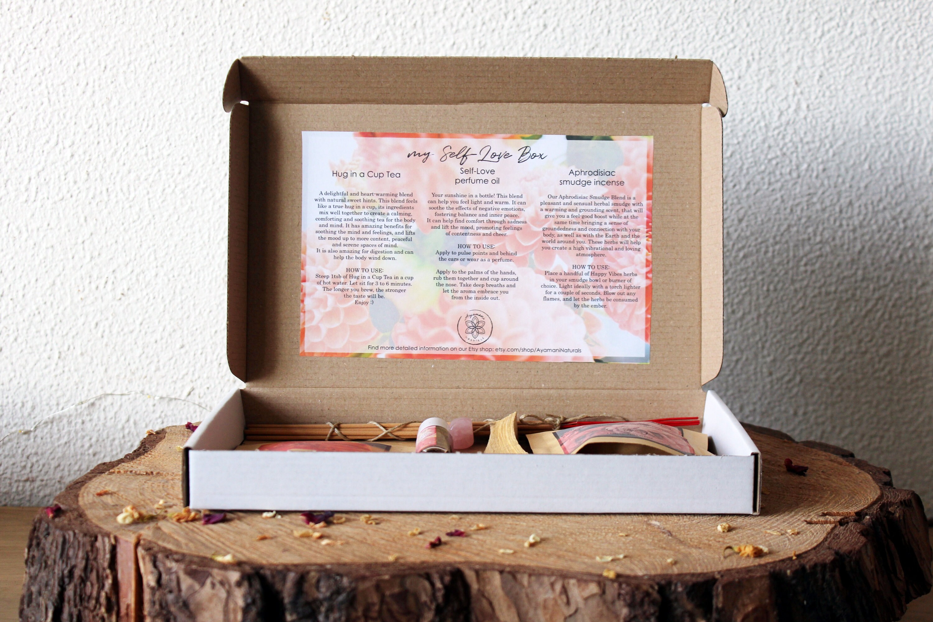 My Self Love Box Cosy Gift Box Set with Rooibos Tea Etsy