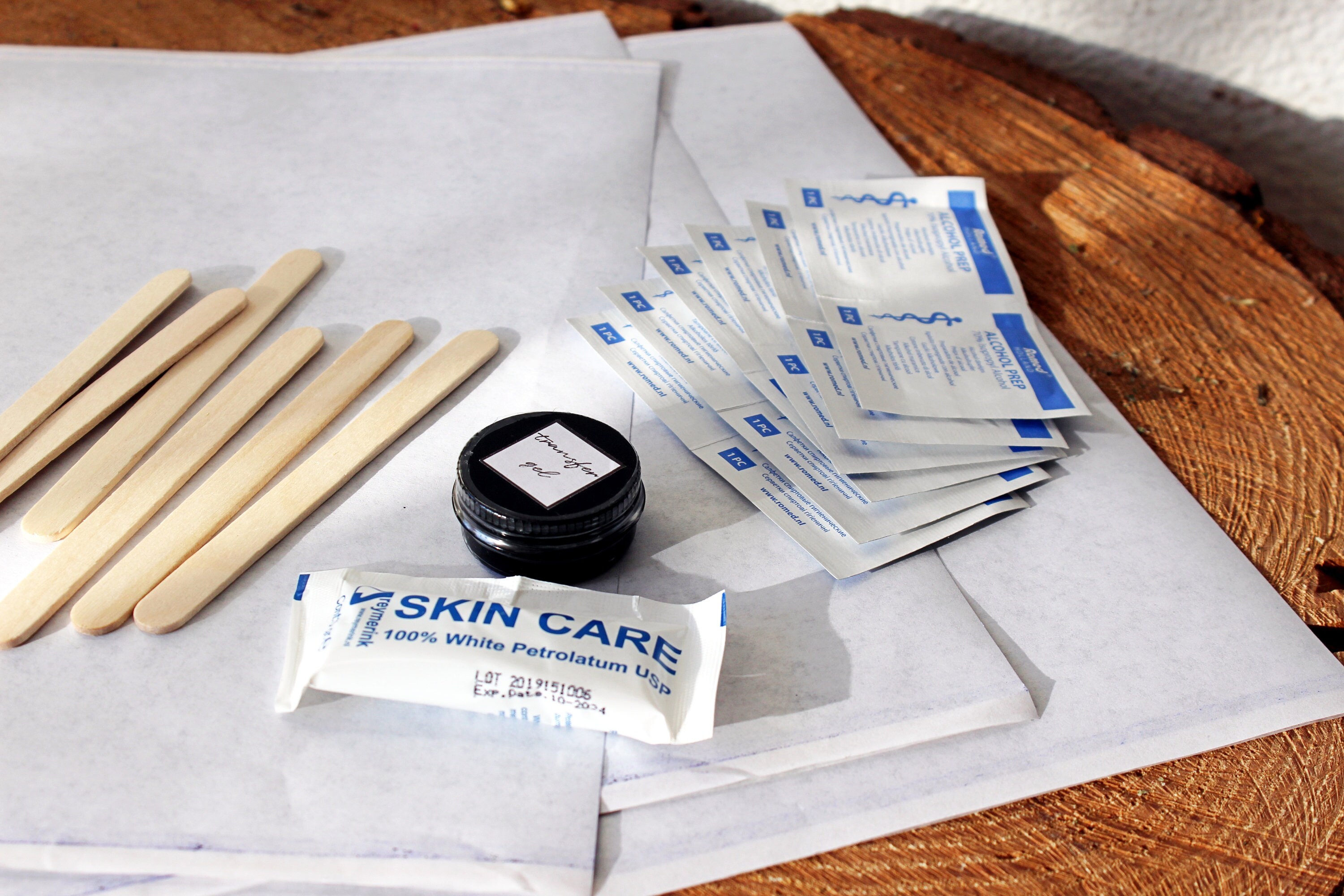 Handpoke Tattoo Refill 3 Stencil Making Set Carbon Paper Etsy