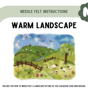 Pdf met foto-instructies warm landschap