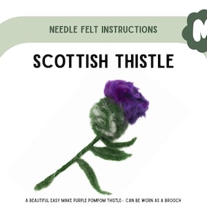 Scottish Thistle (Brooch) instruction - PDF