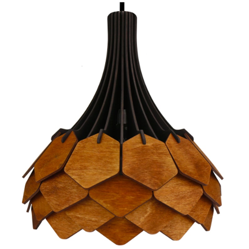 Africa - Beautiful wooden lamps