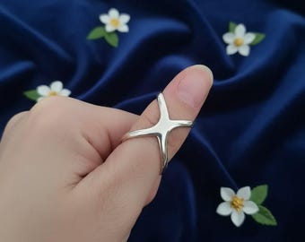 Arthritis Splint Ring, Schwan Hals Finger Brace, Silber Finger Stützring, EDS Splint Ring, Hyperexpression Gelenk Unterstützung, einstellbarer Schmuck