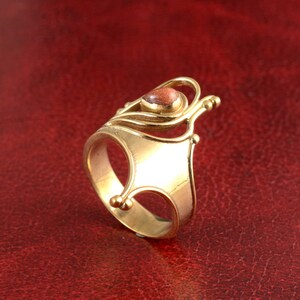 SunStone Ring, Handmade Jewelry, Personalized Gifts, Minimalist Ring, Halloween Ring, Peacock Eye Ring, Gift Ring, Gift For Her, Gifts,Rings