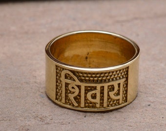 14k Yellow Gold Round Sanskrit Om Necklace (18 inch) Yoga OM Sanskrit Symbol Pendant 14K Yellow Gold S Gift for