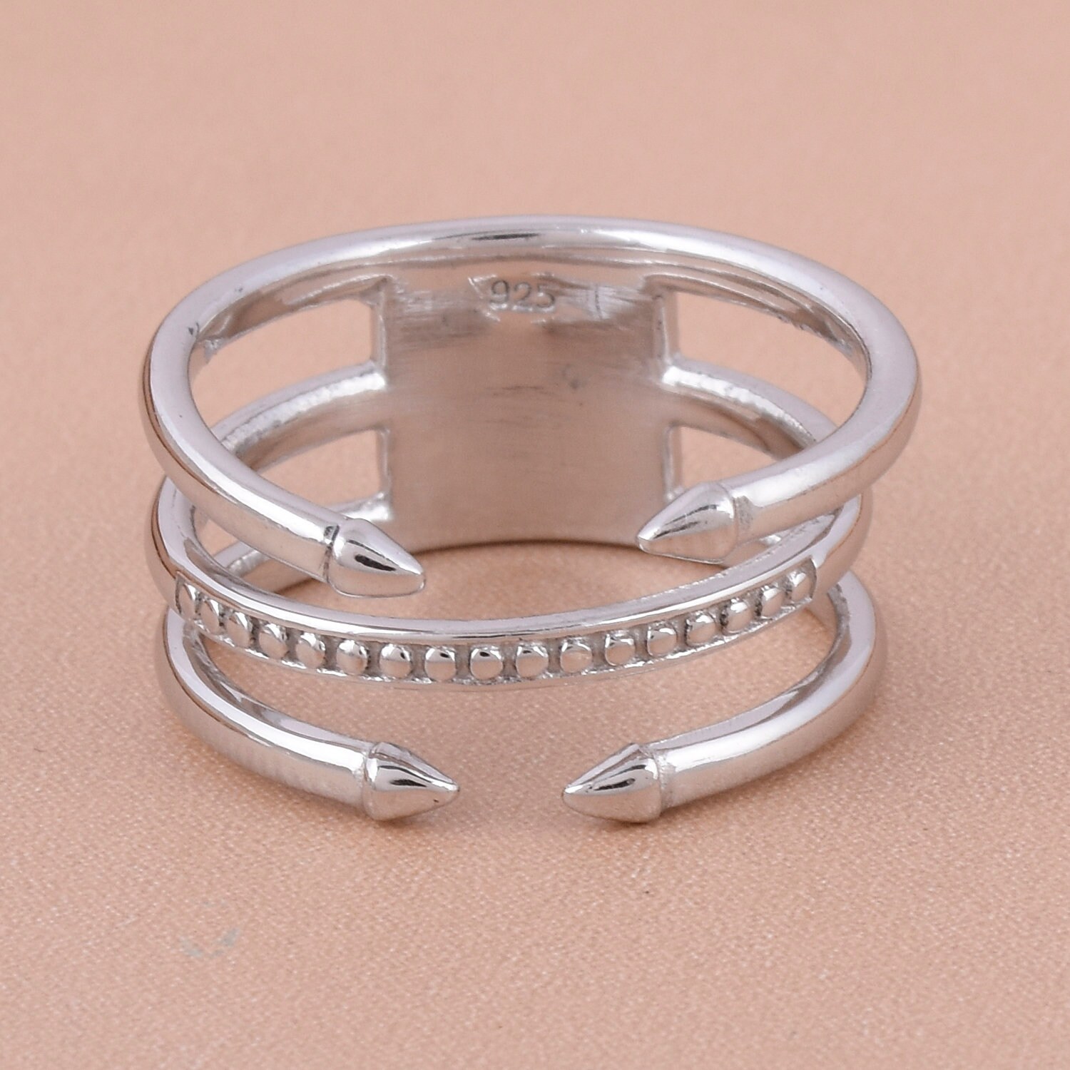 Sterling silver plain ring plain silver ring handmade plain Etsy