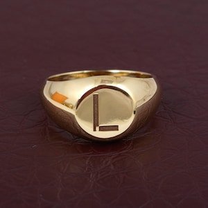 Anillos personalizados, anillos personalizados, joyas hechas a mano, anillos para hombre, anillos de plata firmados, anillos con monograma para él, joyas llamativas.