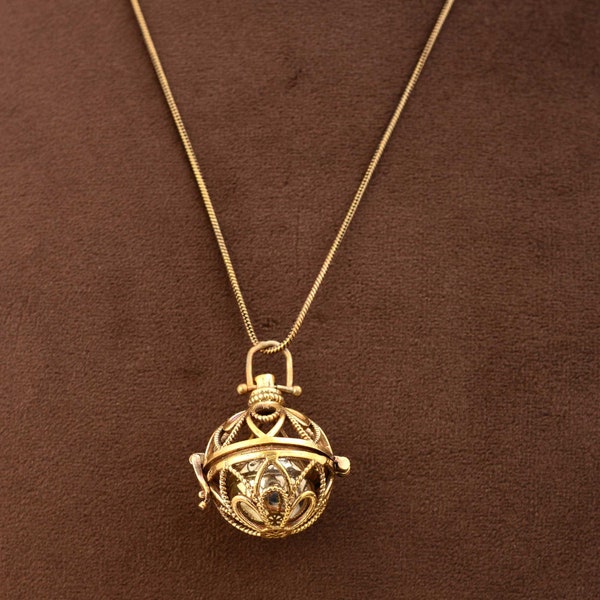 Crown Engelsrufer | Sound ball chain | Brass | Christmas Gift
