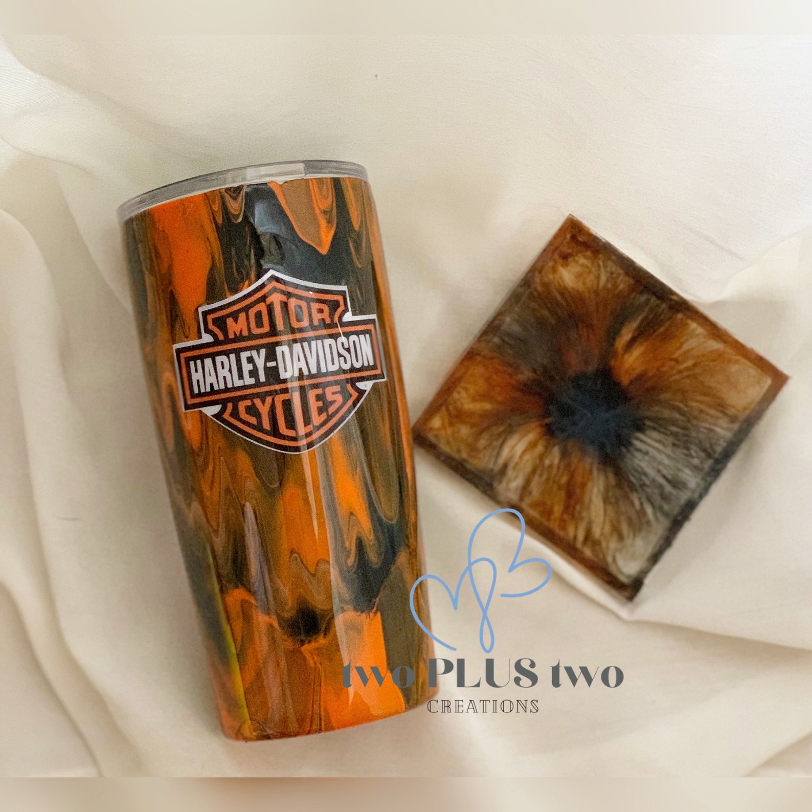 harley davidson wine tumbler