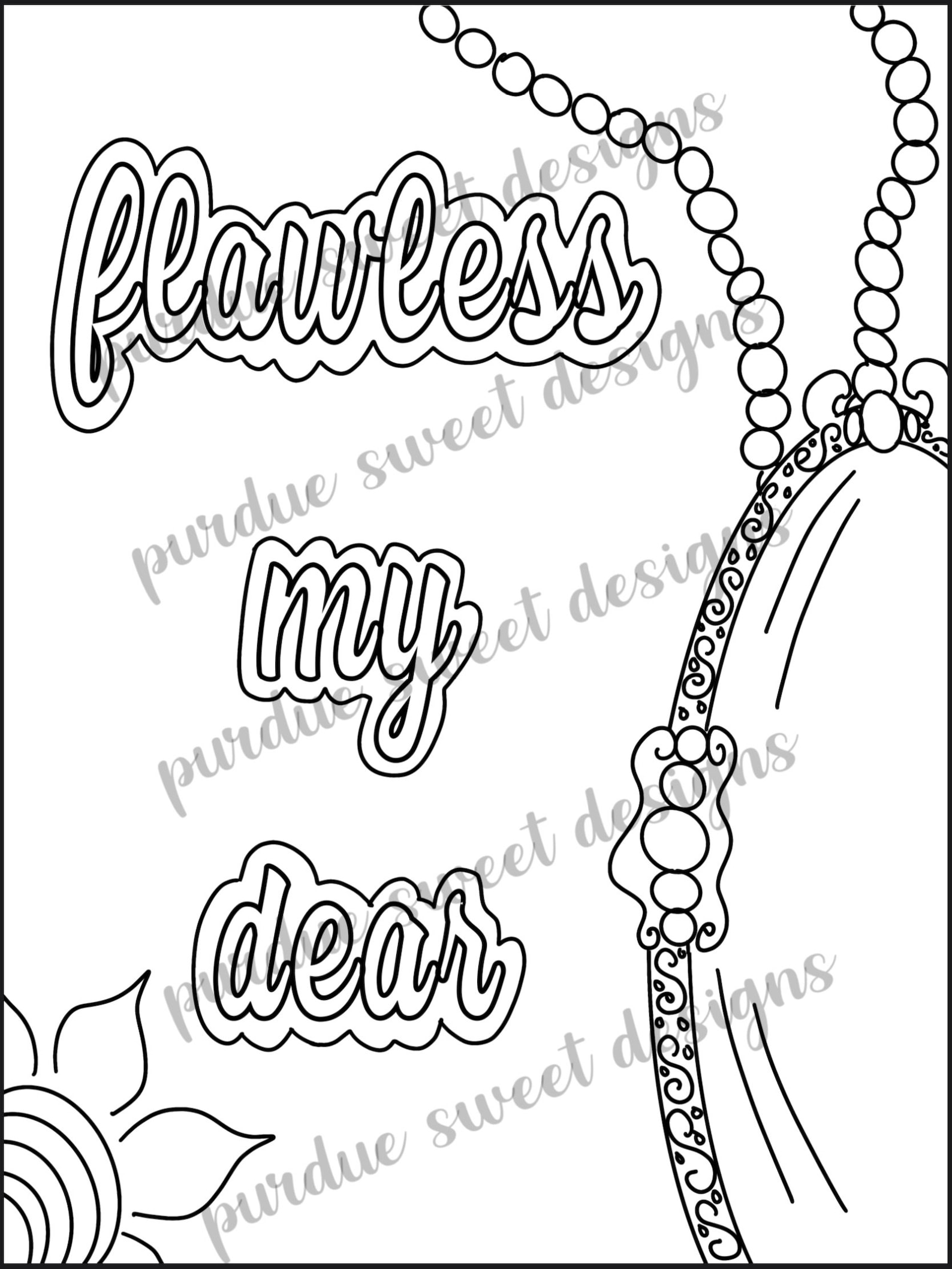 4 Bridgerton theme coloring pages | Etsy