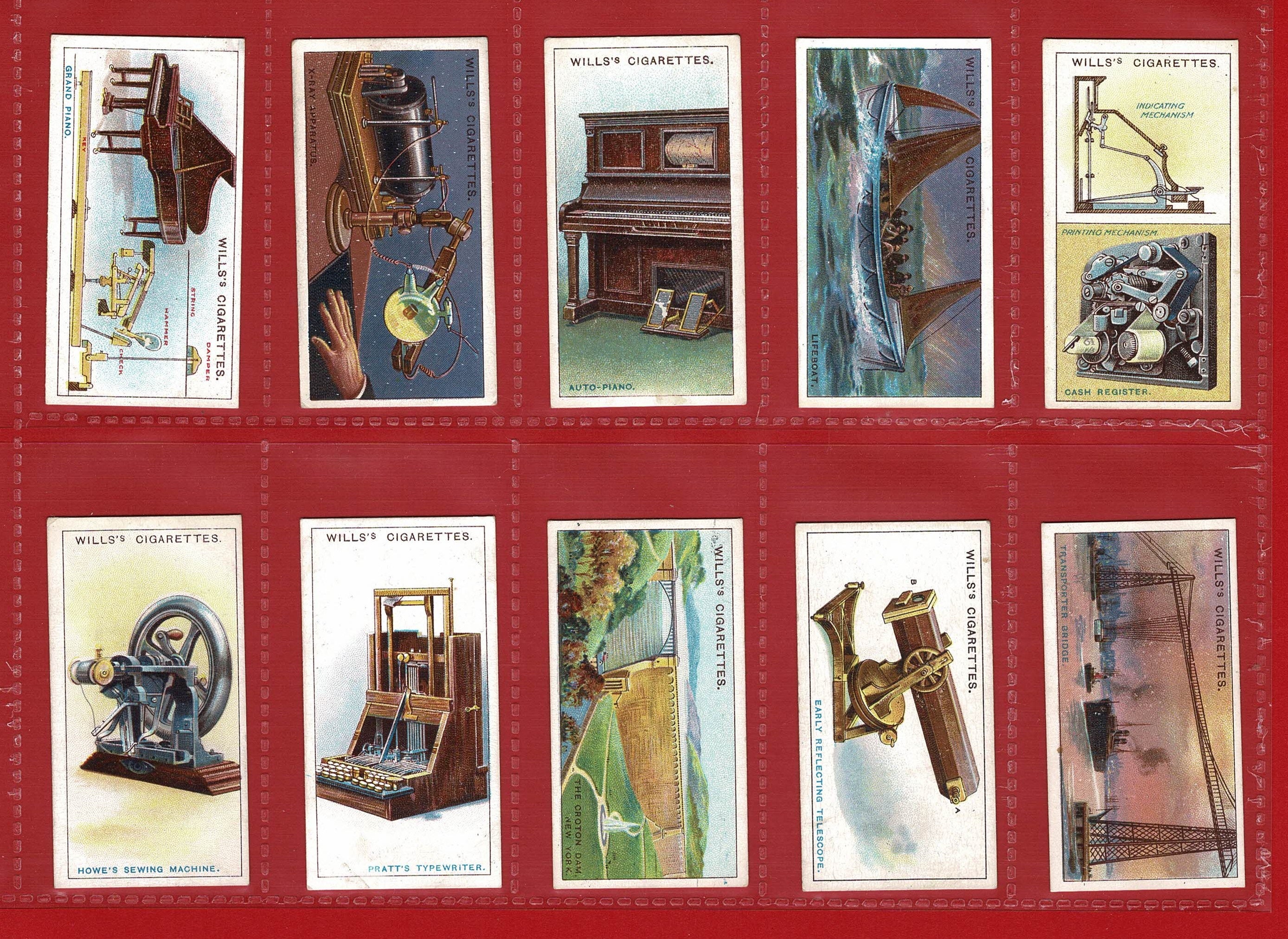 FAMOUS INVENTIONS Original World War I Cigarette / Tobacco Card Set ...