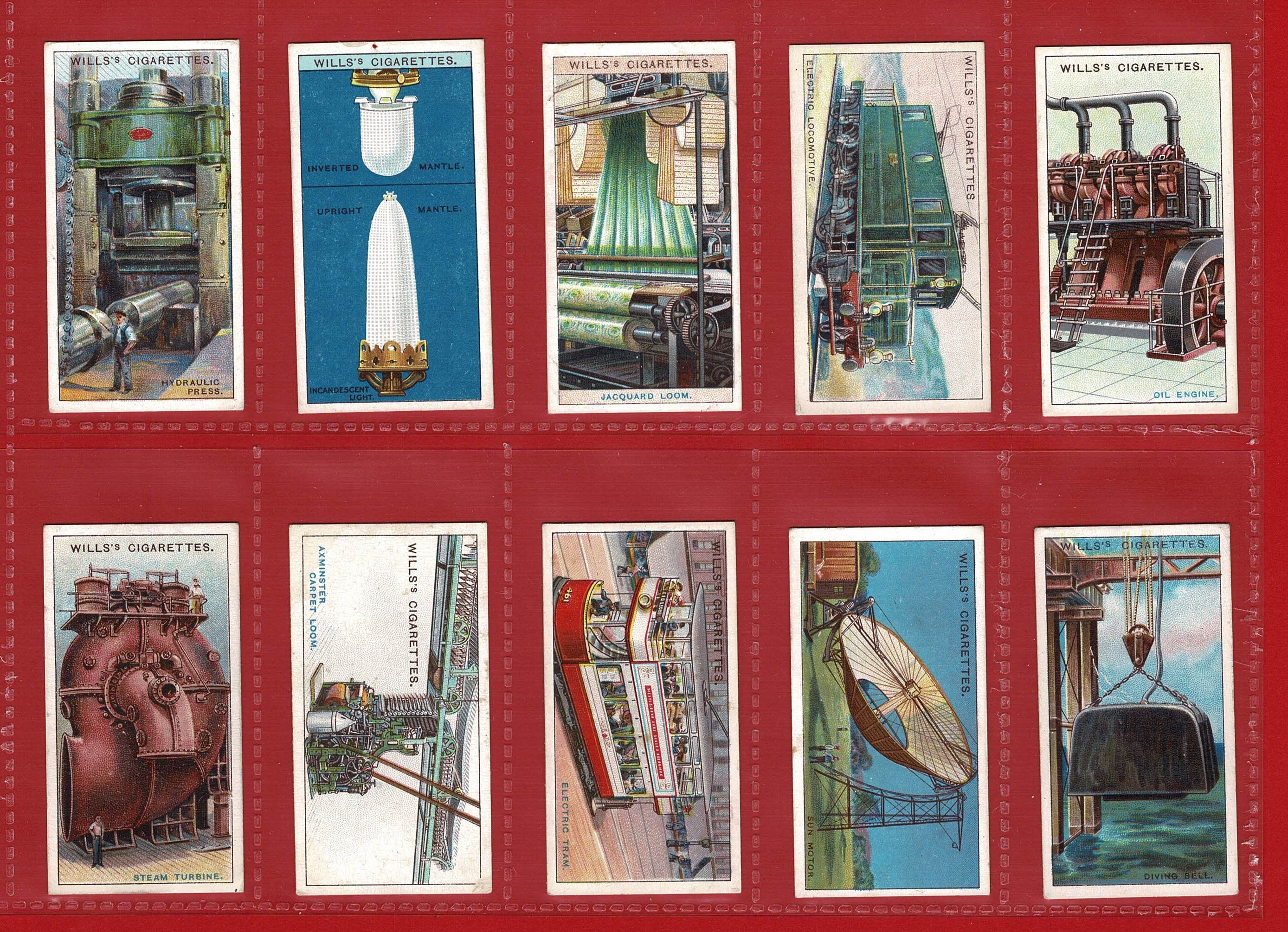 Archie's Inventions Card FAMOUS INVENTIONS Original World War I Cigarette / Tobacco Card Set ...