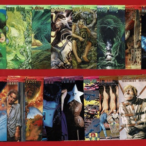18 x SWAMP THING Trading Cards - Original 1994 Horror Cards - D.C. Comics - SKYBOX - Vertigo Series inc. Hellblazer, Sandman, Arcane (OS01)