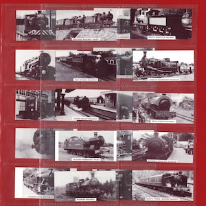 Uitverkoop!! STEAM RAILWAYS PRESERVED, 2e serie - complete set handelskaarten 1983 - Hobbypress-gidsen - Treinen. Spoorwegen. Motoren. G.W.R. (OS01)