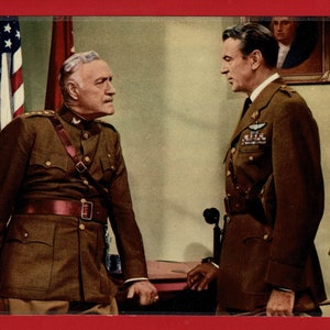 GARY COOPER – 1955 – „Das Kriegsgericht des Billy Mitchell“ – Kinofilm-Filmkarte – farbiges Fotobild (SU26)