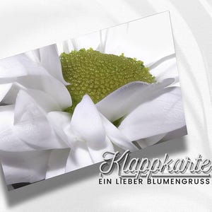 Karte Mit Blumenmotiv |  Florale Karte | Ein Blumengruß Für Dich | Foto Als Karte | Grußkarten Mit Umschlag | Blütenbilder | 300g Papier