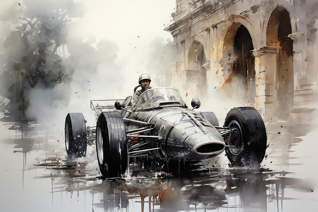Classic Car Vintage Car Printable Nostalgic Racing Car Pictures Digital ...