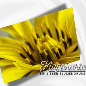 Karte Mit Blumenmotiv |  Florale Karte | Ein Blumengruß Für Dich | Foto Als Karte | Grußkarten Mit Umschlag | Blütenbilder | 300g Papier