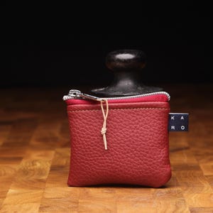 Tasche aus hochwertigem Kunstleder mit Reißverschluss (ohne Boden)