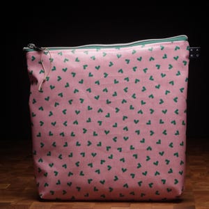 Tasche aus Au Maison Wachstuch mit hochwertigem Reißverschluss (mit Boden)