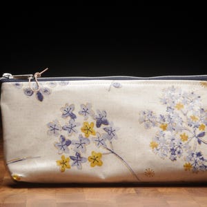 Tasche aus japanischem Wachstuch mit hochwertigem Reißverschluss (mit Boden)