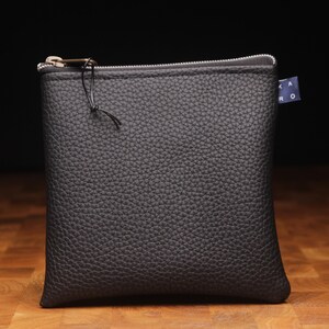 Tasche aus hochwertigem Kunstleder mit Reißverschluss (ohne Boden)