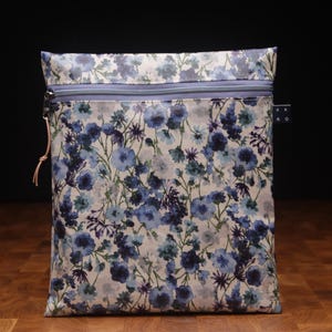 Tasche aus japanischem Wachstuch mit hochwertigem Reißverschluss (ohne Boden)