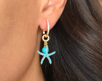Starfish earrings #love
