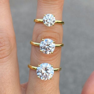 Etsy fake engagement on sale ring
