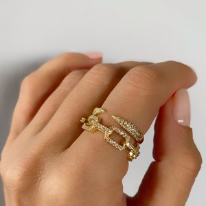 Chain link 2024 ring mens