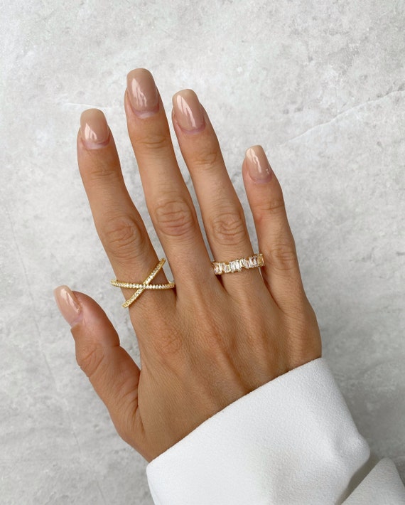 Diamond Criss Cross Ring – George the Jeweler