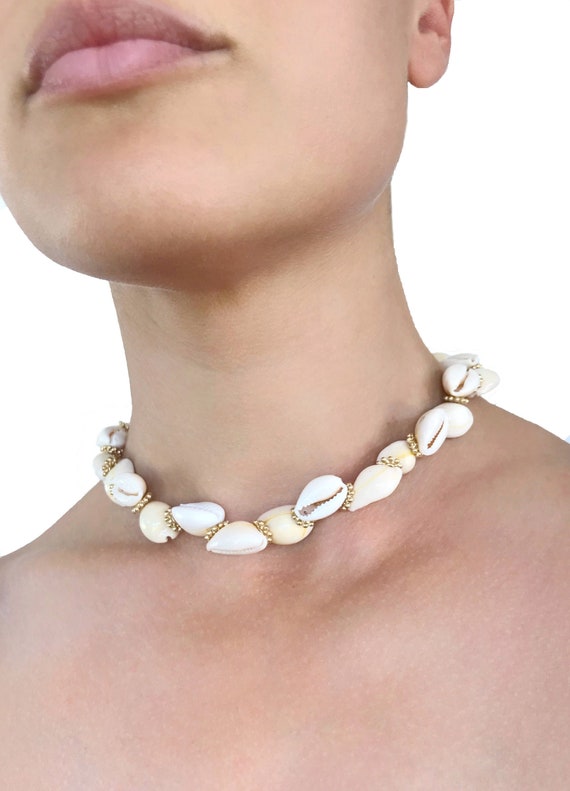 Seashell necklace choker online