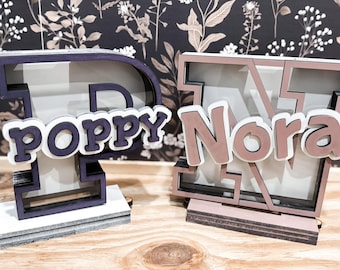Buchstabe Sparschwein/Sparschwein/Baby-Dusche-Geschenk/individualisierbare Sparschwein