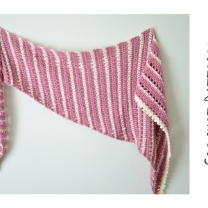 Asymmetrical Crochet Pattern - The Vino Shawl Wrap Pattern - Modern Crochet - Instand Download