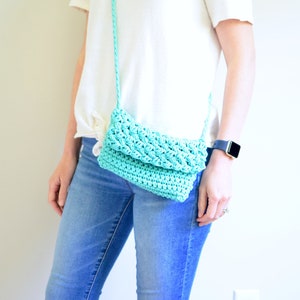 Cross Body Crochet Bag Pattern Easy Crochet Pattern Small Purse PDF Instant Download image 4