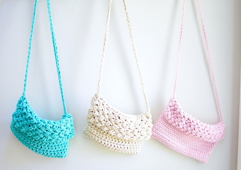 Cross Body Crochet Bag Pattern Easy Crochet Pattern Small Purse PDF Instant Download image 2