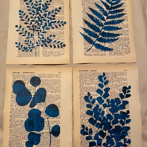 Plant Themed dictionary prints