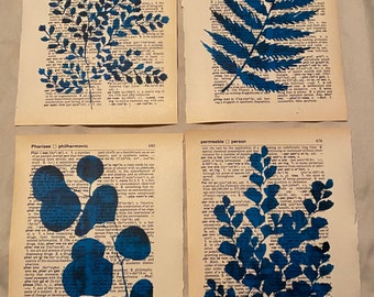 Plant Themed dictionary prints