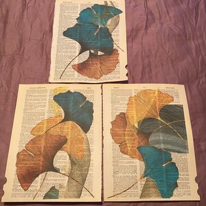 Plant Themed dictionary prints