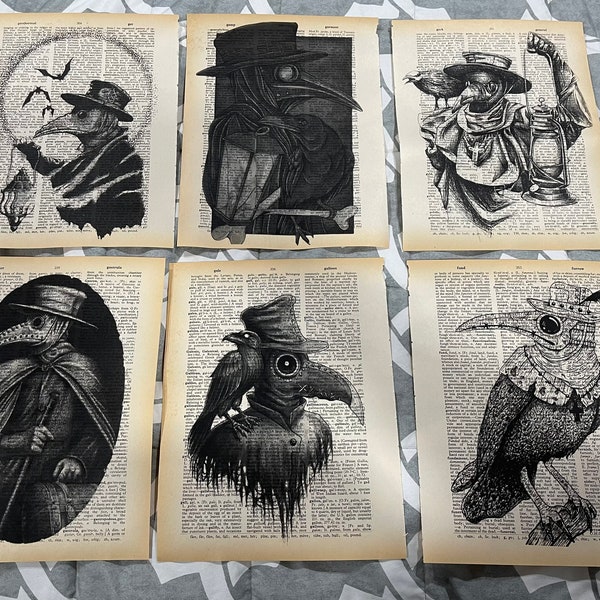 Plague Doctor Print - Etsy