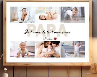 Personalized poster for dad | Birthday gift for dad with photo | Personalized A4 poster | Unique gift idea for dad | Unframed