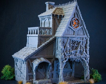 Healer’s house 28mm scale building for medieval and fantasy village. City of Tarok • Wargaming • Terrain Scenery