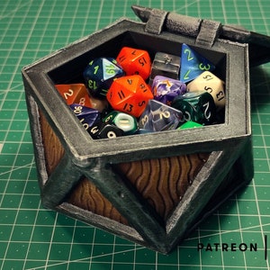 D20 Dice Chest. Die of Holding | Dice Box | Dice Container | Dice Chest