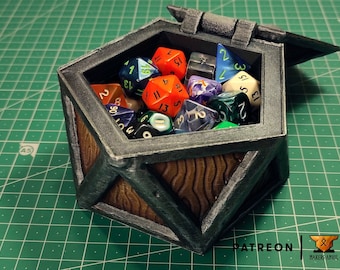 D20 Dice Chest. Die of Holding | Dice Box | Dice Container | Dice Chest