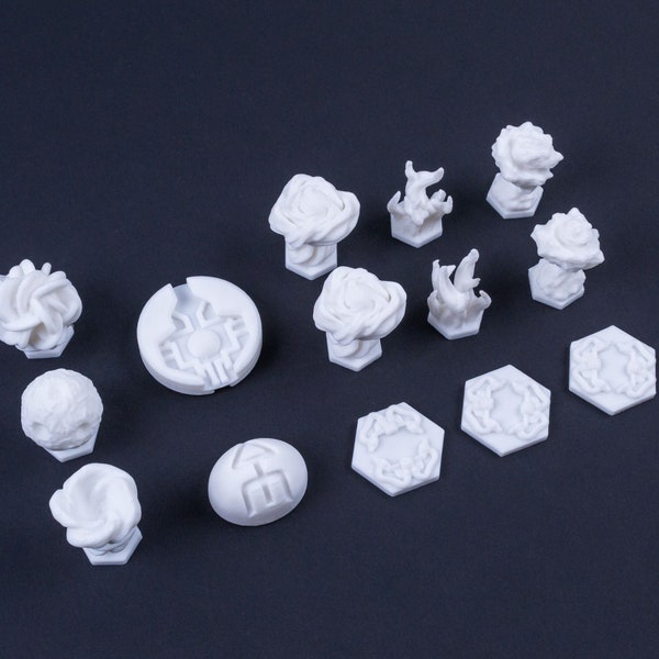 Blackstone Fortress Custom Markers Effects Set 28mm Scale. Warhammer 40k | Blackstone Fortress | Sci-Fi | Wargame Terrain