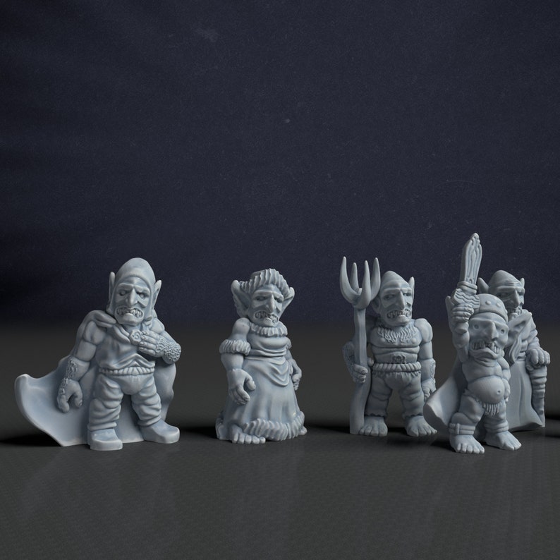 Miniatures Fat Goblins 28mm – Imprimées En 3D, Pour Jeux De Rôle Ou Peinture, Fat Dragon Games
