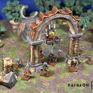 Aztec Temple Archway • Lizardmen Archway