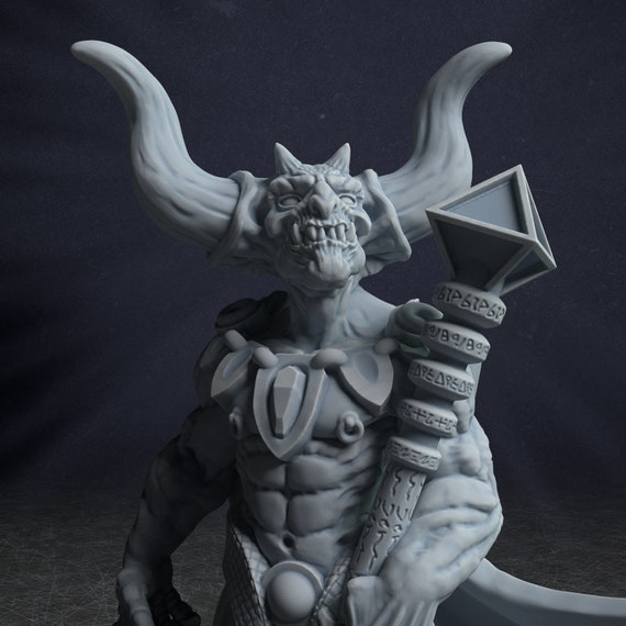 Asmodeus Miniature Perfect For D D Dungeons And Dragons Etsy