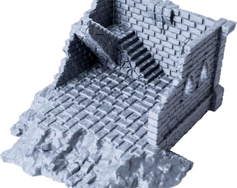 Ulvheim Ruins Series: Single-Level Stone Ruin – Medieval & Fantasy Terrain for 28/32mm Tabletop RPGs and Wargames